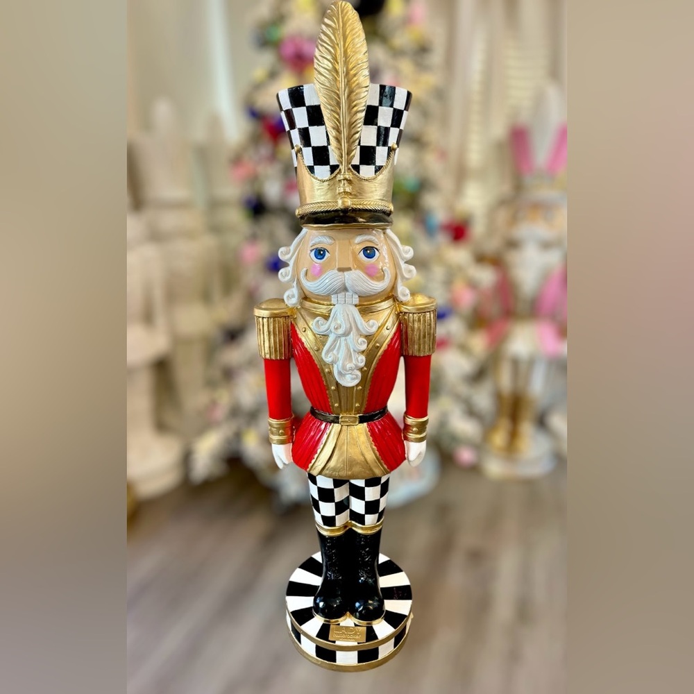 JUMBO NUTCRACKER - MACKENZIE CHILDS JUTCRACKER INSPIRED